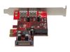 StarTech.com 4 Port PCI Express USB 3.0 Card - 2 Ext & 2 Int (IDC) - SATA Power - USB adapter - PCIe 2.0 - USB 3.0 x 4_thumb_2
