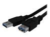 StarTech.com 1m Black SuperSpeed USB 3.0 Extension Cable A to A - Male to Female USB 3 Extension Cable Cord 1 m (USB3SEXT1MBK) - USB extension cable - USB Type A to USB Type A - 1 m_thumb_3
