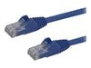 StarTech.com 10m CAT6 Ethernet Cable - Blue Snagless Gigabit CAT 6 Wire - 100W PoE RJ45 UTP 650MHz Category 6 Network Patch Cord UL/TIA (N6PATC10MBL) - patch cable - 10 m - blue_thumb_1