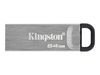 Kingston USB-Stick DataTraveler Kyson - USB 3.1 Gen 1/USB 3.2 - 64 GB - Silber/Schwarz_thumb_1