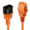 Lindy 30475 Stromkabel Orange 2 m C13-Koppler C14-Koppler_thumb_1