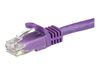 StarTech.com 3m Cat6 Snagless RJ45 Ethernet Netzwerkkabel - Lila - 3m Cat 6 UTP Kabel - Netzwerkkabel - 3 m - lila_thumb_4