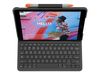 Logitech Slim Folio - keyboard and folio case - QWERTZ - German - graphite_thumb_3