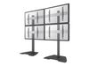 Neomounts NMPRO-S22 stand - fixed - for 2x2 video wall - black_thumb_2