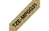 Brother TZE-MPGG31 label-making tape Black on gold_thumb_1