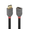 Lindy DisplayPort extension cable Anthra Line - 50 cm_thumb_1