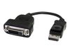 StarTech.com Aktiver DisplayPort auf DVI-D Adpater - DP zu DVI Single Link Konverter (Stecker/Buchse) - 1920x1200 - DisplayPort-Adapter - 20 cm_thumb_1