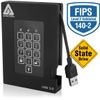 Apricorn SSD Hard Drive A25-3PL256-S1000F - 1TB - USB 3.0 - Black_thumb_1