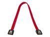 StarTech.com 12in Latching SATA Cable - SATA cable - Serial ATA 150/300/600 - SATA (R) to SATA (R) - 1 ft - latched - red - LSATA12 - SATA cable - 30 cm_thumb_2