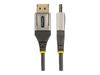 StarTech.com 6ft (2m) VESA Certified DisplayPort 1.4 Cable, 8K 60Hz HDR10, Ultra HD 4K 120Hz DP Video Cable, DisplayPort to DisplayPort Cable, DP Cord for Monitors/Displays, M/M - DP 1.4 Cable with Latches (DP14VMM2M) - DisplayPort cable - DisplayPort to_thumb_2
