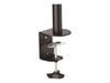 StarTech.com Desk Mount Monitor Arm 34 inch VESA Displays - Articulating Single Monitor Pole Mount - Height Adjustable Arm - Clamp/Grommet (ARMPIVOTB) - adjustable arm_thumb_5