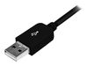 StarTech.com 2m (6ft) Long Black Apple® 8-pin Lightning Connector to USB Cable for iPhone / iPod / iPad - Charge and Sync Cable (USBLT2MB) - Lightning cable - Lightning / USB - 2 m_thumb_3