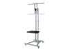 Neomounts PLASMA-M1800E cart - for flat panel / AV system - silver_thumb_1