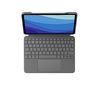 Logitech Tablet Case with Keyboard Combo Touch - Apple iPad Pro 11" 1st - 5th Gen - Gray_thumb_3