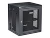 StarTech.com 12U 19" Wall Mount Network Cabinet, 16" Deep Hinged Locking IT Network Switch Depth Enclosure, Vented Computer Equipment Data Rack with Shelf & Flexible Side Panels, Assembled - 12U Vented Cabinet (RK12WALHM) - rack enclosure cabinet - 12U_thumb_3
