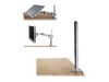 Lindy Desk Clamp Pole - Montagekomponente - für LCD-Display/Notebook - Silber, Pulverbeschichtung_thumb_1