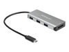 StarTech.com HB31C3ASDMB 3-Port USB-C-Hub (10 Gbit/s, mit SD-Kartenleser und 25cm Hostkabel, 3x USB-A - Hub - 3 Anschlüsse_thumb_1