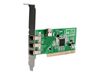 StarTech.com 4 port PCI 1394a FireWire Adapter Card - 3 External 1 Internal FireWire PCI Card for Laptops (PCI1394MP) - FireWire adapter - 3 ports_thumb_2