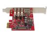 StarTech.com 3 Port PCI Express USB 3.0 Card + Gigabit Ethernet - Fits Standard & Low-Profile PCs - UASP Supported - Optional SATA Power (PEXUSB3S3GE) - network / USB adapter - PCIe 2.0 - USB 3.0 x 3 + 1000Base-T x 1_thumb_4