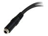 StarTech.com 3.5mm 4 Position to 2x 3 Position 3.5mm Headset Splitter Adapter - F/M - 3.5mm headset Adapter Cable (MUYHSFMM) - headset splitter_thumb_4