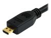 StarTech.com 0.5m High Speed HDMI Cable with Ethernet HDMI to HDMI Micro - HDMI with Ethernet cable - 50 cm_thumb_4
