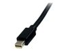 StarTech.com 1m Mini DisplayPort Kabel 1.2 - MiniDP 4k zu MDP - Stecker/Stecker - Schwarz - DisplayPort-Kabel - 1 m_thumb_2