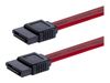 StarTech.com 12in SATA Serial ATA Cable - SATA cable - Serial ATA 150/300 - SATA (F) to SATA (F) - 1 ft - red - SATA12 - SATA cable - 30.5 cm_thumb_1