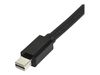 StarTech.com Mini DisplayPort to HDMI Adapter Cable - mDP to HDMI Adapter with Built-in Cable - Black - 3 m (10 ft.) - Ultra HD 4K 30Hz (MDP2HDMM3MB) - video cable - 3 m_thumb_3