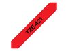 Brother laminiertes Schriftband P-Touch TZe-421 - 9 mm x 8 mm - Schwarz auf Rot_thumb_1