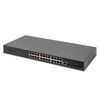 DIGITUS 19" Switch - 29 Ports - 24 RJ45 Ports (10/100/1000) - 4x 10G SFP+ - 1x Uplink_thumb_2