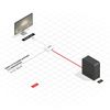 Lindy 38146 Videokabel-Adapter HDMI Typ A (Standard) DisplayPort Weiß_thumb_4