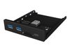 ICY BOX 3 Port Hub für 3,5" Einbauschacht mit Kartenleser und USB 3.0 20 Pin Anschluss IB-HUB1417-i3_thumb_1