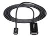 StarTech.com 6ft (2m) USB C to HDMI Cable - 4K 60Hz USB Type C DP Alt Mode to HDMI 2.0 Video Display Adapter Cable - Works w/Thunderbolt 3 - external video adapter - VL100 - black_thumb_2