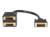 StarTech.com DVI-D auf 2x DVI-D 30cm Splitter Kabel - Dual Link DVI25 Y-Kabel - Stecker/2x Buchse - DVI-Adapter vergoldete Kontakte - Video-Verteiler - 30.5 cm_thumb_2