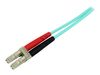 StarTech.com 10m (30ft) LC/UPC to LC/UPC OM3 Multimode Fiber Optic Cable, Full Duplex 50/125Âµm Zipcord Fiber Cable, 100G Networks, LOMMF/VCSEL,_thumb_2