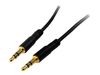 StarTech.com 3.5mm Audio Cable - 3 ft - Slim - M / M - AUX Cable - Male to Male Audio Cable - AUX Cord - Headphone Cable - Auxiliary Cable (MU3MMS) - audio cable - 91 cm_thumb_1