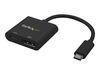 StarTech.com USB C to DisplayPort Adapter with 60W Power Delivery Pass-Through - 4K 60Hz USB Type-C to DP 1.2 Video Converter w/ Charging - external video adapter - Parade PS171 - black_thumb_2