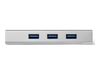 StarTech.com 3-Port USB 3.0 Hub with Gigabit Ethernet - Up to 5Gbps - Portable USB Port Expander with Built-in Cable (ST3300G3UA) - hub - 3 ports_thumb_6