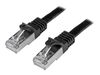 StarTech.com 5m Cat6 Netzwerkkabel - geschirmt (SFTP) Snagless Gigabit Patchkabel - Schwarz - Patch-Kabel - 5 m - Schwarz_thumb_1