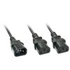 Lindy 30039 Stromkabel Schwarz 2 m C14-Koppler 2 x C13-Koppler_thumb_1
