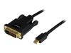 StarTech.com 10ft Mini DisplayPort to DVI Adapter Cable - Mini DP to DVI Video Converter - MDP to DVI Cable for Mac / PC 1920x1200 - Black (MDP2DVIMM10B) - DisplayPort cable - 3.04 m_thumb_1