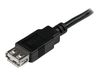 StarTech.com 6in USB 2.0 Extension Adapter Cable A to A - M/F - USB extension cable - USB (M) to USB (F) - USB 2.0 - 5.9 in - black - USBEXTAA6IN - USB extension cable - USB to USB - 15 cm_thumb_4