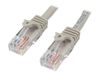 StarTech.com 10m Cat5e Ethernet Netzwerkkabel Snagless mit RJ45 - Cat 5e UTP Kabel - Grau - Patch-Kabel - 10 m - Grau_thumb_2