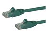 StarTech.com 10m CAT6 Ethernet Cable - Green Snagless Gigabit CAT 6 Wire - 100W PoE RJ45 UTP 650MHz Category 6 Network Patch Cord UL/TIA (N6PATC10MGN) - patch cable - 10 m - green_thumb_1