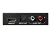 StarTech.com HDMI Audio Extractor - 4K 60Hz - HDMI Audio De-embedder - HDR - Toslink Optical Audio - Dual RCA Audio - HDMI Audio (HD202A) - HDMI audio signal extractor_thumb_5