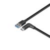 Lindy 32014 USB Kabel USB 3.2 Gen 2 (3.1 Gen 2) 1,5 m USB A USB C 10 Gbit/s 15 W Schwarz_thumb_5