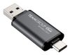 Team Group X1 USB 3.2 Gen1 USB flash drive 64 GB USB Type-A / USB Type-C 3.2 Gen 1 (3.1 Gen 1) Black, Grey_thumb_3