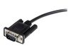 StarTech.com 3m Black Straight Through DB9 RS232 Serial Cable - DB9 RS232 Serial Extension Cable - Male to Female Cable (MXT1003MBK) - serial extension cable - 3 m_thumb_3