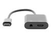 DIGITUS adapter cable - USB-C / USB-C und Klinkenstecker AK-300400-002-S - 20 cm_thumb_2