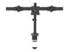 StarTech.com Desk Mount Triple Monitor Arm - 3 VESA 27" Displays - Ergonomic Height Adjustable Articulating Pole Mount - Clamp/Grommet (ARMTRIO) - adjustable arm_thumb_5
